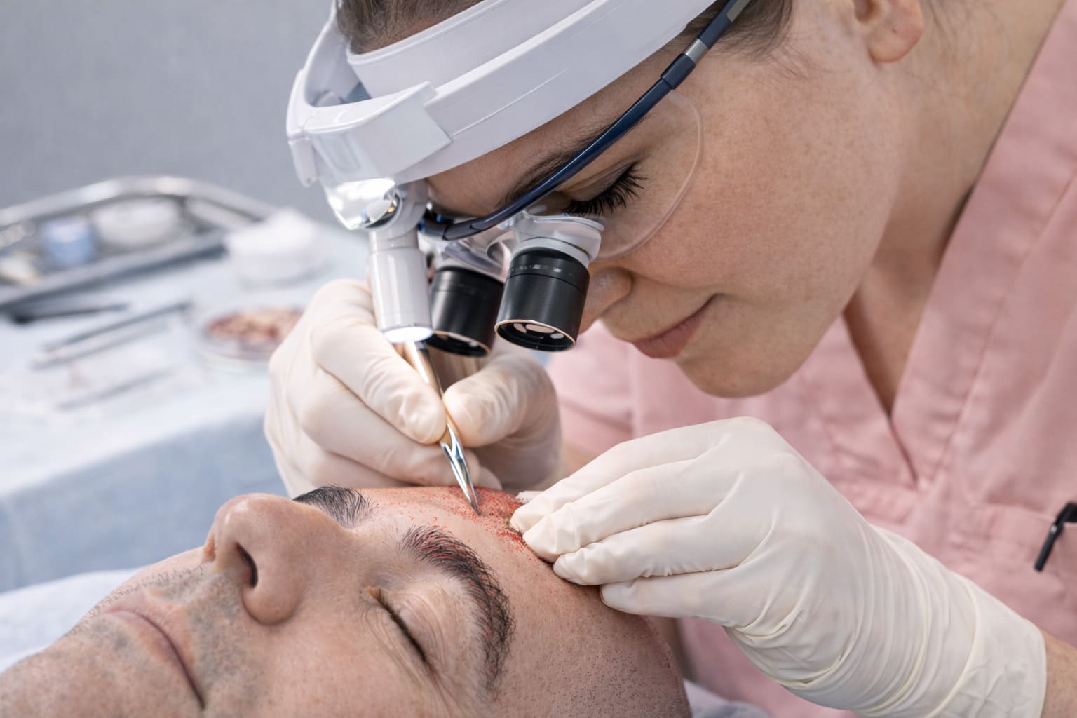 Augenbrauen Transplantation